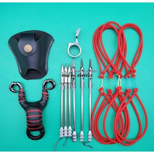 Professional Outdoor Powerful Multi-function Slingshot fishing Shooting fish Catapult Hunting Sling Shot arrow kit slingshot