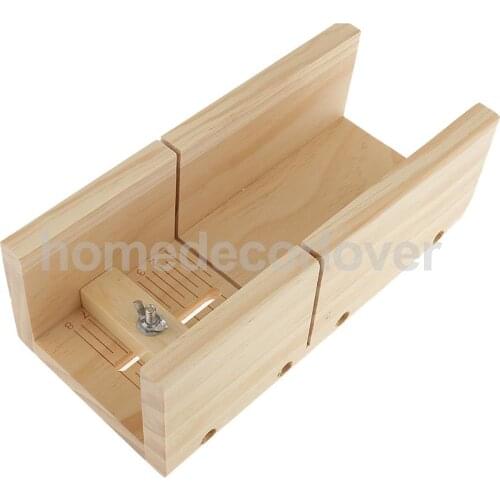 Pro Handmade Soap Repair Mold Loaf Cutter Adjustable Wooden Planer Cutting Making Slicer Box Case