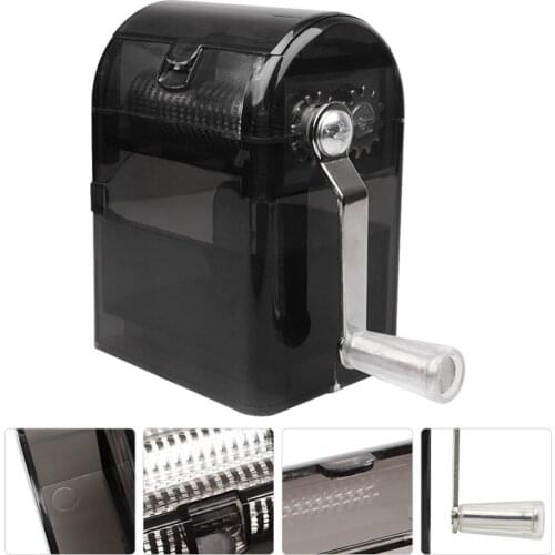 Hand Crank Tobacco Grinder Acrylic Hand-operated Herb Grinder Hand Muller