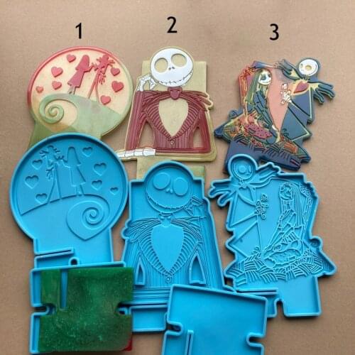 3 Types Phone Holder Resin Molds Love with Ghost Phone Stand Mold DIY Silicone Mold for Phone Support