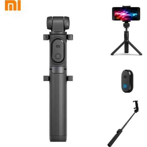 Xiaomi Foldable Tripod Selfie Stick Bluetooth Selfiestick With Wireless Shutter Handheld Selfie Stick For IPhone Android Xiaomi