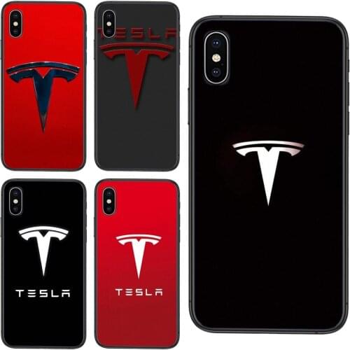 Super Electric Car Tesla Car Logo Store Black Etui Tpu Funda Trend Hoesjes For Xiaomi Mi11 Mi 11 Pro Ultra Lite 10T 10S Mi9