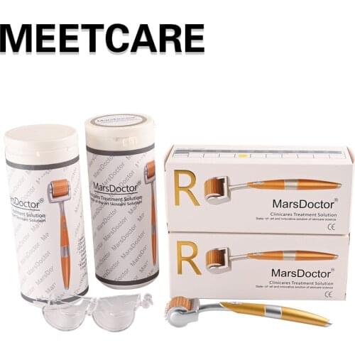 ZGTS Titanium Derma Roller 192 Needles Microneedle System Dermaroller for Face Care Skin Care Treatment Beauty Tool