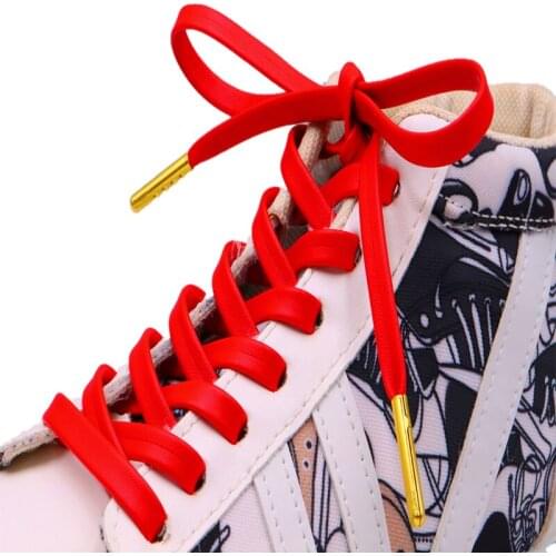 Weiou 7MM Shoestring Accessories Exquisite Quality PU Leather Shoelaces For Custom Cords Bulklace Order Drop Shipping #1207-1215