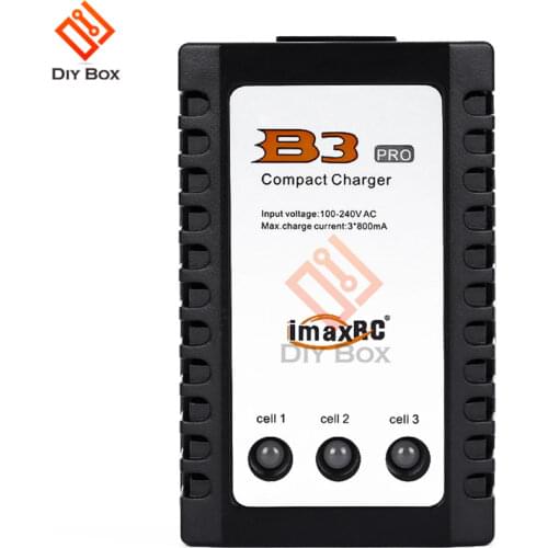 BMS 2S 3S Battery Charger For iMaxRC iMax B3 Pro Compact Lipo Battery Balance AC 110-240V Power Bank Charging For RC Helicopter