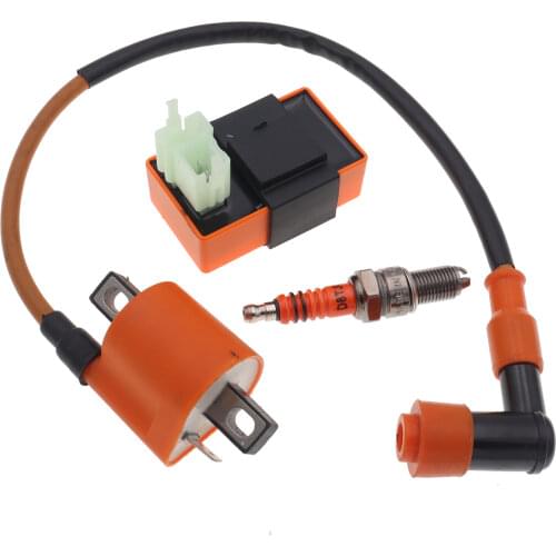 6 PIN AC CDI Box Ignition Coil D8TJC Spark Plug For CG 125cc 150cc 200c 250cc ATV Quad Dirt Bike Motorcycle Motocross