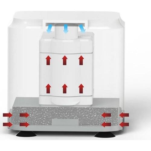 YYSD Aquarium Turtle Inner Low Level Sponge Filter Water Fall Waterfall Reptile Amphibian Tank Purify Water Quality Device