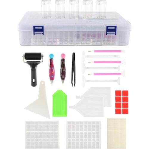 Diamond Painting Tool Diamond Embroidery Sorting Box Jewellery Organiser Storage Container for Nails Rhinestone Beads DIY Crafts