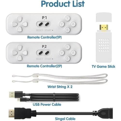 28EA Video Game Console Wireless Controller, Built-in 830 Games Y2 FIT HDMI-Compatible Classic Gaming Kit Accessories