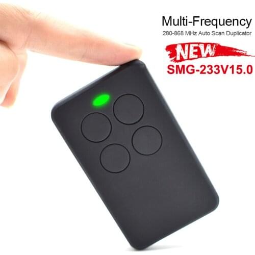 Wireless Warehouse Door Opening Transmitter, 280MHz To 868MHz Automatic Frequency Modulation Garage Door Remote Control Copy