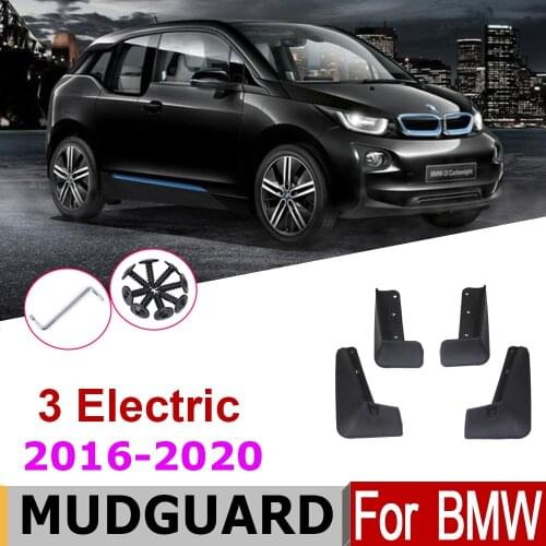 Mudguards For BMW i3 Electric 2020 2019 2018 2017 2016 Over Fender Mud Flaps splash Guards Car Splash Accessories