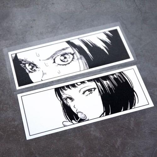 Comic Lollipop Girl Anime Car Styling and Decals Motorcycle DIY Laptop Guitar Case Electric Bicycle Stickers