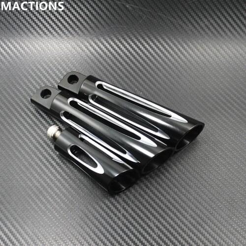 Motorcycle Pedal Shift Nail And CNC Aluminum Cut Foot Rest Pedal Footpeg For Harley Sportster 883 1200 Touring Dyna & Softail