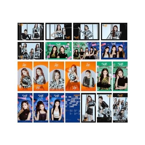 K-pop ITZY WANNABE Album Photocard Photo Card Lomo Cards Paper poster Photocard Card Stationery Set Fans Gift Collection