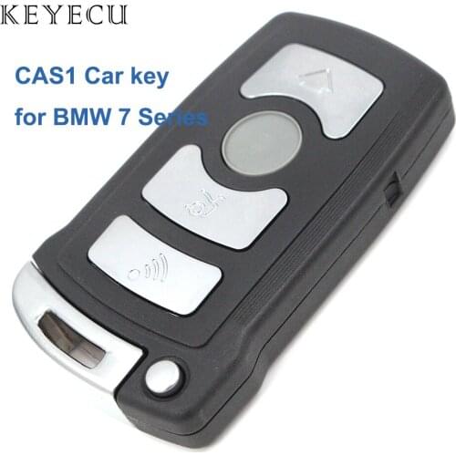 Keyecu CAS1 Remote Key 4 Buttons 868MHZ/ 433MHz/ 315MHz/315LP With ID7944 Chip for BMW 7 Series 740 750 760 i Li xDrive