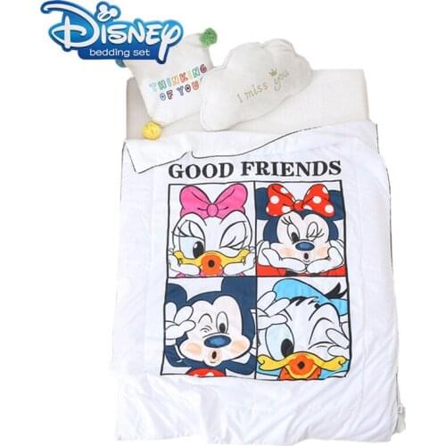Summer thin soft duvet cartoon Mickey Minnie mouse Donald Duck summer quilt double super baby Blanket twin Queen Size healthy