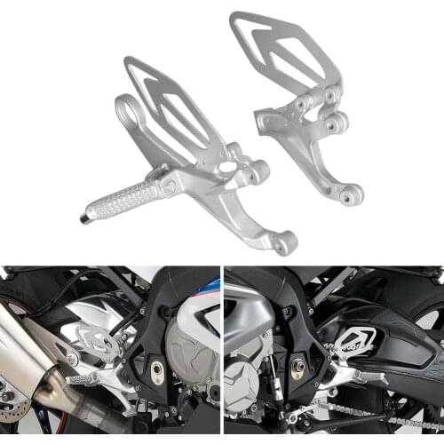 Motorcycle Pair L&R Front Rider Powder FootPeg Footrest Bracket For BMW S1000RR 2015-2017 2016
