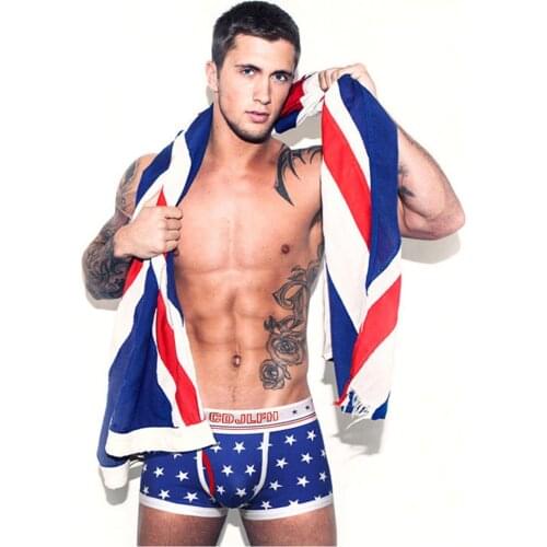 Mens Boxer Cotton Boxer Factory wholesale The Stars Do Not Fade Stripe Printing Couple Underwear new sexy