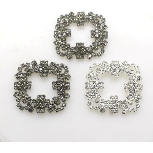 New Fashion Exquisite Beautiful Shiny DIY Handwork Accessories Decoration Crystal Button 2Pcs/Lot 28MM Rhinestones Fitting