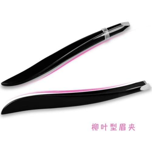 New 1 PcNew Arrival Professional Stainless Steel Tweezer Eyebrow Face Nose Hair Clip Remover Tool Banana Clip T0390