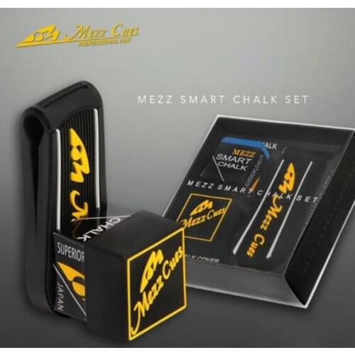 Original MEZZ Magnetic Billiard Chalk Holder 4 Colors Pool Billiard Accessories Snooker Chalk Carrying with Chalk Cover