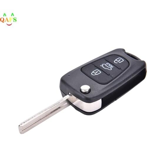 Replace Flip Key Shell fit for KIA Rondo Sportage Soul Rio Remote Case New 3 Buttons