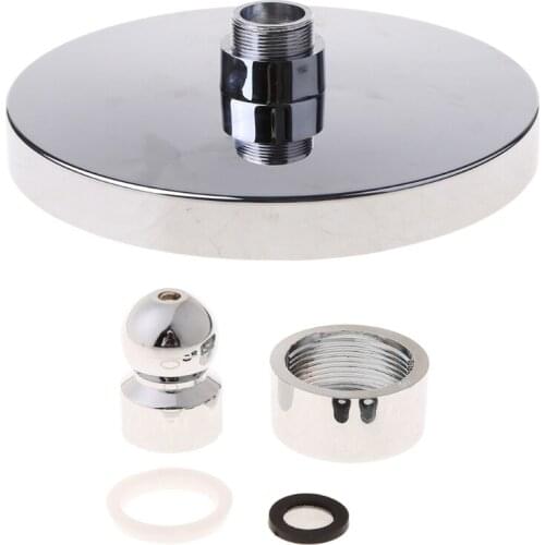 8" inch RGB LED light Round Stainless Steel Rainfall Bathroom Shower Head AU HOT 896B