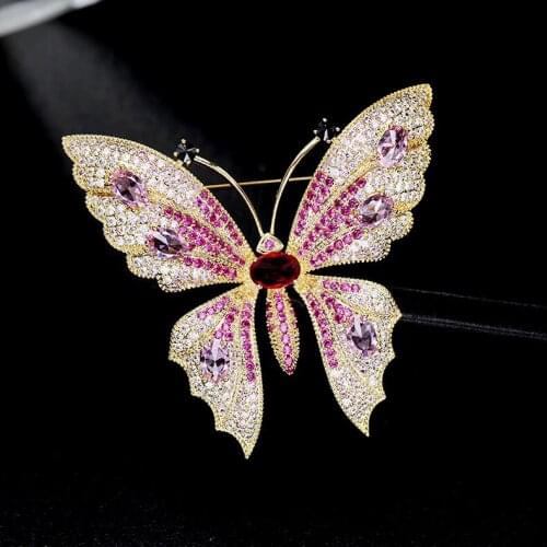 SWOUR Butterfly Brooches For Clothes