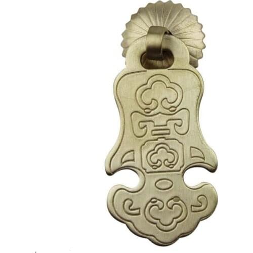 Pattern Chinese Antique Drawer Pattern Knob Furniture Hardware Wardrobe Cabinet Shoe Door Handle Closet Cone Vintage Pull Ring