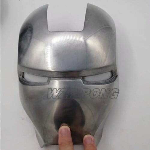 WZP PONG Super Hero MK2 Metal 1/1 Cosplay for Mark 2 helmet Action Figure Collectible Model Toy Kids Gift