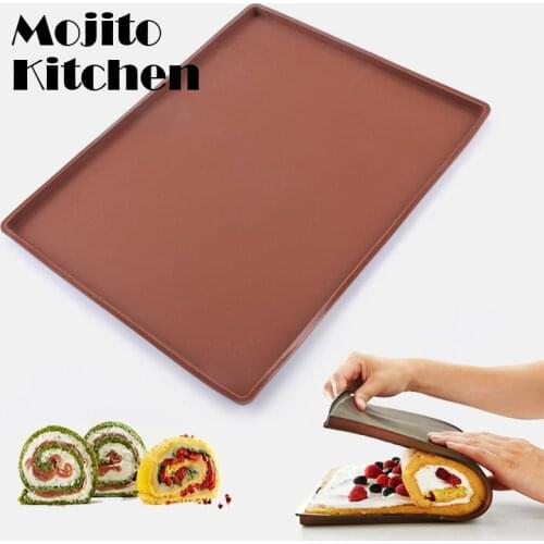 1pc Non-stick Baking Mat Cake Pad Roll Kitchen Accessories Bakeware Tools Silicone Oven