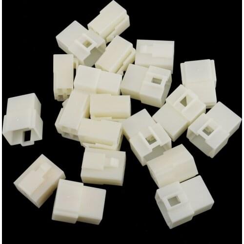 10pcs 4 Pin 6.3mm Brass Crimp Terminal Cable Locking Male Female Connectors