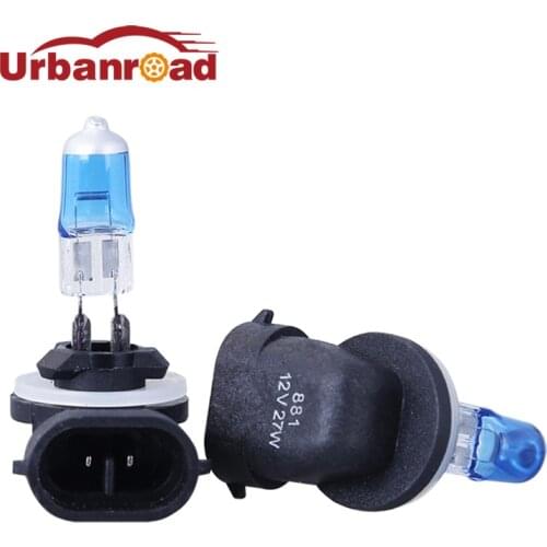 2pcs 5500K - 6000K 881 bulb fog light 881 H27W/2 H27 Super Bright Xenon White 12V Fog Headlight Halogen Light Bulb 27W Car