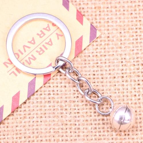20pcs New Fashion Keychain 11mm 3D basketball Pendants DIY Men Jewelry Car Key Chain Ring Holder Souvenir For Gift
