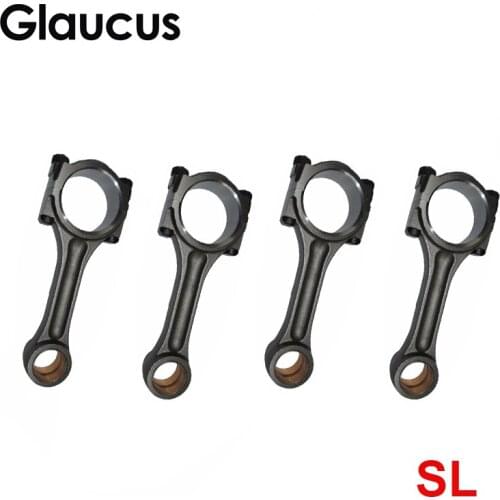 4pcs SL engine connecting rod conrod for Mazda Titan 2ton truck/ T3500T 3455cc 3.5D 3.5 1990- SL01-11-210 SL01 11 210 SL0111210