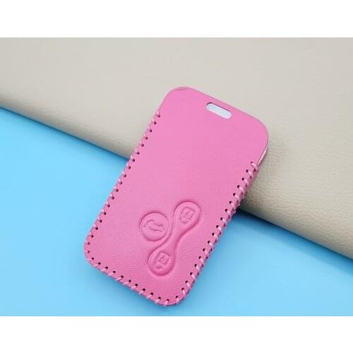 3 Button Remote Control Car Key Case Cover For Renault Clio Logan Megane 2 3 Koleos Scenery Card Protect Accessories Shell Pink