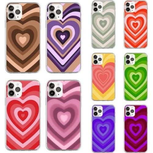 Latte Love Coffee Heart Phone Case Transparent for iPhone 11 12 mini pro XS MAX 8 7 6 6S Plus X 5S SE 2020 XR