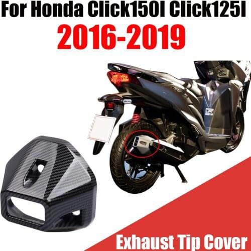 For Honda Click150I Click125I Click 150 I 2016-2019 Motorcycle Muffler Exhaust Pipe Tip Cover Exhaust Pipe Tail Guard Protector