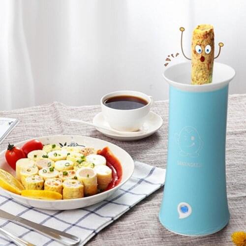 220V Electric Automatic Rising Egg Roll Maker Omelette Master Sausage Making Machine DIY Breakfast Egg Roller Cooker Household