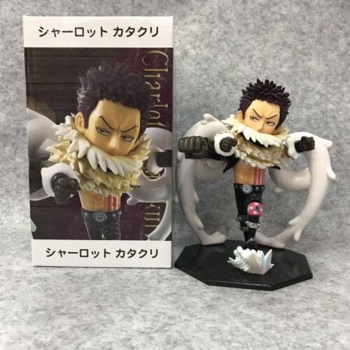 Classic Anime One Piece 4th Generation Charlotte Katakuri Color Box Model Toy Action Humanoid Childrens Gift Doll Collectible