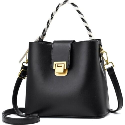 Fashion Casual Large Capacity Messenger Bag 2021 New Wide Strap Buckets Designer Shoulder Bags High Quality Cross body Bag