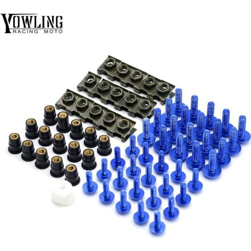 Motorcycle Windshield Bolt Screws Nut Fastener Fairing For Suzuki V-Strom 650 ABS 1000 ABS Adventure DR-Z400S GSF650 BANDIT