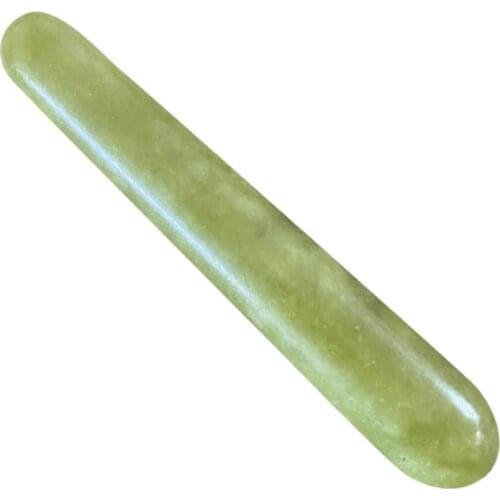 Natural Meridian Pen Jade Massage Stick Point Massager Acupoint Pen Meridians Therapy Tool for Relief Green