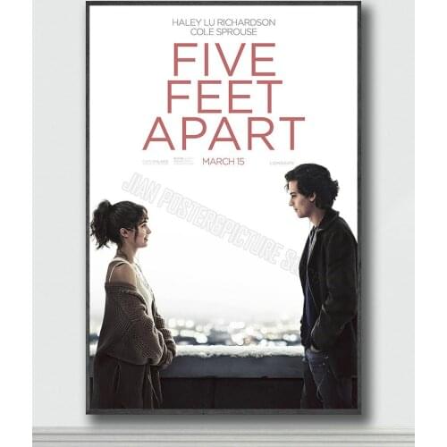NJ048 Five Feet Apart Movie 2 Silk Posters and Prints wall art Art Poster Home Decor