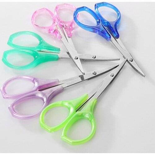 Beauty Scissors Tool Stainless Steel Makeup Scissors For Women Lady Sharp Tip Eyebrow Face Hair Trimming Tweezer Scissors Beauty