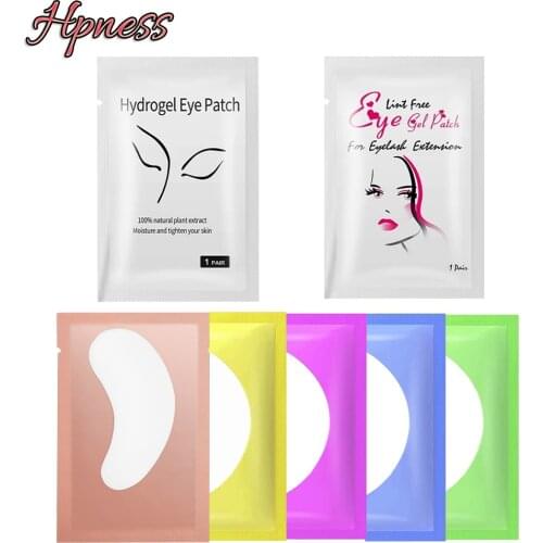 20/50/100/200/500 Pairs Eye Paper Patches False Eyelash Grafted Eyelashes Under Eye Pads Lint Free Stickers Makeup Tools