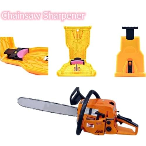 14/16/18/20 Inch Universal Chainsaw Sharpener Teeth Chain Saw Blade Sharpens Fast Sharpening Grinder Tools Yellow