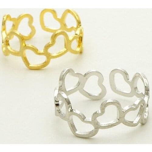 WJZB Exclusive design style fashion ring, a little heart is a beautiful ring for women