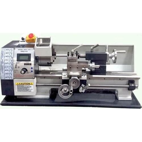 210 220V Household Brushless Motor Bead Machine Woodworking Miniature Metal Processing CNC Desktop Teaching lathe tools