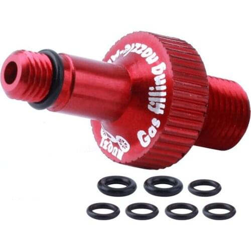 Mountain Bike Bicycle Accessories Aluminum Alloy Shock-absorbing Valve Adapter Rear Guts Of Bicycle Shock Absorber Change Mouth